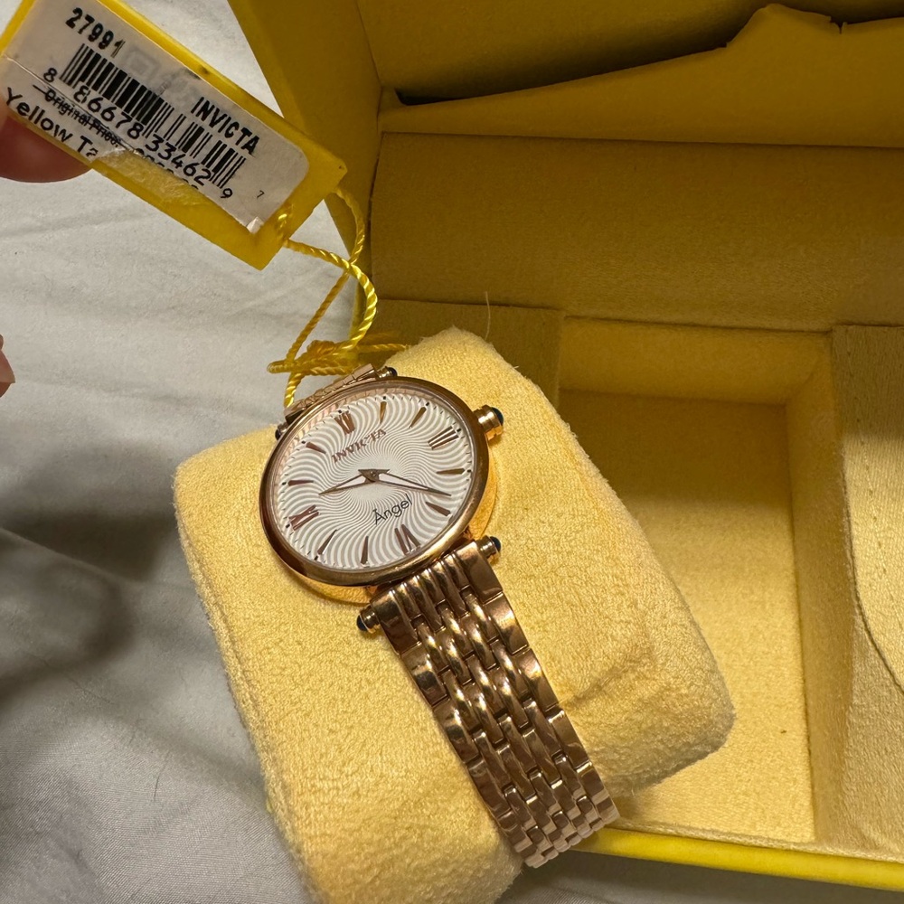 NWT Invicta Angel gold tone women’s watch
